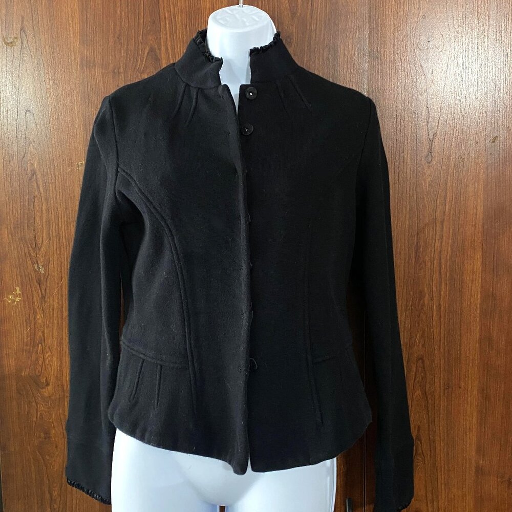 White House Black Market Business Jacket Goth or Wednesday Adams vibe